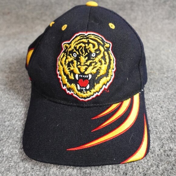 Grambling State Tigers Hat Blue Strapback Embroidered Vintage Wool Blend